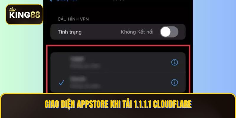 Cách Cài VPN Miễn Phí Trên Iphone Chơi King88 3 Giao diện AppStore khi tải 1.1.1.1 Cloudflare
